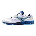 Pánská sálová obuv Mizuno  Wave Medal 7 White/Mugen Blue/Estate Blue