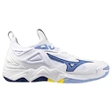 Pánská sálová obuv Mizuno  Wave MOMENTUM 3 White/Bellwether Blue