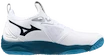 Pánská sálová obuv Mizuno  WAVE MOMENTUM 3 White/Sailor Blue/Silver