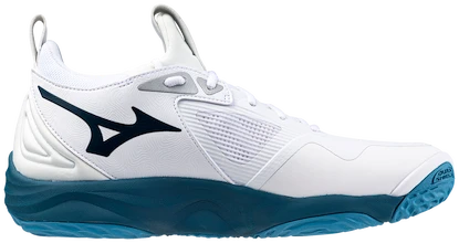 Pánská sálová obuv Mizuno  WAVE MOMENTUM 3 White/Sailor Blue/Silver  EUR 51