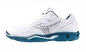 Pánská sálová obuv Mizuno  WAVE PHANTOM 3 White/Sailor Blue/Silver