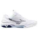 Pánská sálová obuv Mizuno  Wave STEALTH 6 White/Bellwether Blue