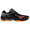 Pánská sálová obuv Mizuno  Wave VOLTAGE 2 Black/Neon Flame