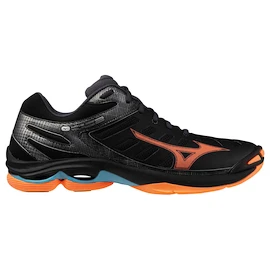 Pánská sálová obuv Mizuno Wave VOLTAGE 2 Black/Neon Flame