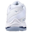 Pánská sálová obuv Mizuno  Wave VOLTAGE 2 White/Bellwether Blue