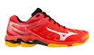 Pánská sálová obuv Mizuno  WAVE VOLTAGE Radiant Red/White/Carrot Curl