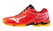 Pánská sálová obuv Mizuno  WAVE VOLTAGE Radiant Red/White/Carrot Curl