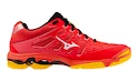 Pánská sálová obuv Mizuno  WAVE VOLTAGE Radiant Red/White/Carrot Curl