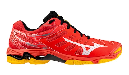 Pánská sálová obuv Mizuno  WAVE VOLTAGE Radiant Red/White/Carrot Curl  EUR 51