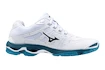 Pánská sálová obuv Mizuno  WAVE VOLTAGE White/Sailor Blue/Silver