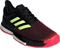 Pánská tenisová obuv adidas SoleCourt Boost M Black/Yellow