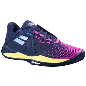 Pánská tenisová obuv Babolat Propulse Fury 3 Clay Men Dark Blue/Pink Aero