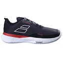 Pánská tenisová obuv Babolat SFX Evo All Court Men Black/Fiesta Red  EUR 44,5