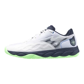 Pánská tenisová obuv Mizuno Wave Enforce Court AC White/Vintage Indigo