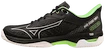 Pánská tenisová obuv Mizuno  Wave Exceed Tour 5 Clay Black/Silver  EUR 42,5