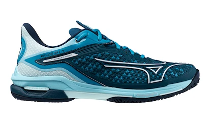 Pánská tenisová obuv Mizuno Wave Exceed TOUR 6 AC Moroccan Blue/White/Blue Topaz