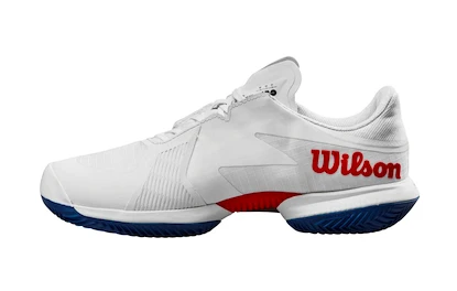 Pánská tenisová obuv Wilson Kaos Swift 1.5 Clay White/Deja Vu Blue