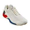Pánská tenisová obuv Wilson Rush Pro 4.0 Clay Snow White/Wilson Red