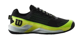 Pánská tenisová obuv Wilson Rush Pro Extra Duty Black/Safety Yellow