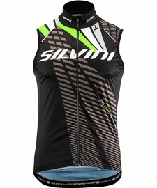 Pánská vesta Silvini Team MJ1404 black/green