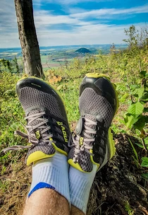 Pánské běžecké boty Inov-8 Trail Talon 290 černo-šedé