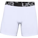 Pánské boxerky Under Armour  Charged Cotton 6" 3 Pack white Dynamic XS