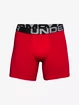 Pánské boxerky Under Armour  Charged Cotton 6in 3 Pack-RED