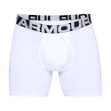 Pánské boxerky Under Armour  Charged Cotton 6in 3 Pack-WHT S