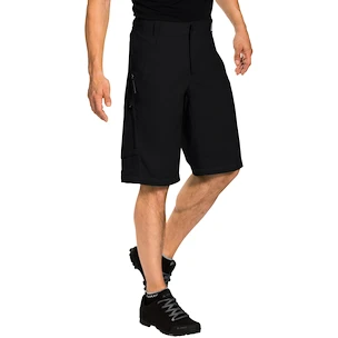 Pánské cyklistické kraťasy VAUDE  Ledro Shorts Black/black XL