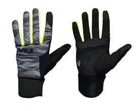 Pánské cyklistické rukavice NorthWave Fast Gel Glove Anthra/Yellow Fluo