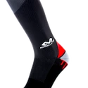 Pánské kompresní ponožky McDavid  Elite Active Compression Socks 8842 Black/Scarlet