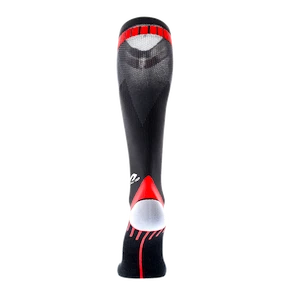 Pánské kompresní ponožky McDavid  Elite Active Compression Socks 8842 Black/Scarlet