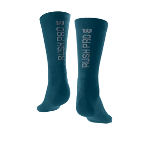 Pánské ponožky Wilson  Rush Pro Crew Sock Blue Coral  S/M