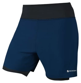 Pánské šortky Montane Dragon Twin Skin Shorts Narwhal Blue