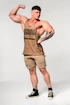 Pánské šortky Nebbia  Gym Sweatshorts GYM BRO Light Brown