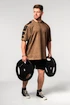 Pánské šortky Nebbia  Gym Sweatshorts GYM BRO Light Brown