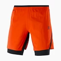 Pánské šortky Salomon Cross Twinskin Shorts Fiery Red