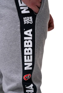 Pánské tepláky Nebbia  Golden Era sweatpants 196 light grey