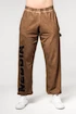 Pánské tepláky Nebbia  Washed-off Gym Sweatpants Baggy Style GYM BRO Ligth Brown