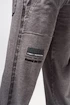 Pánské tepláky Nebbia  Washed-off Gym Sweatpants NO SHORTCUTS Light Grey