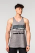 Pánské tílko Nebbia  Washed-off Oversized Stringer MAX OUT Light Grey L