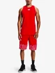 Pánské tílko Under Armour  BASELINE COTTON TANK-RED