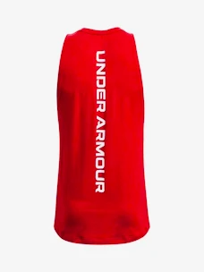 Pánské tílko Under Armour  BASELINE COTTON TANK-RED  S