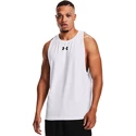 Pánské tílko Under Armour  BASELINE COTTON TANK White