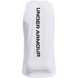 Pánské tílko Under Armour  BASELINE COTTON TANK White