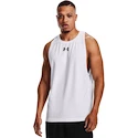 Pánské tílko Under Armour  BASELINE COTTON TANK White S