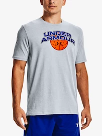 Pánské tílko Under Armour BBALL BRANDED WRDMRK SS-GRY