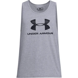 Pánské tílko Under Armour  SPORTSTYLE LOGO TANK grey