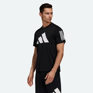 Pánské tričko adidas  FL 3 BAR S, černá