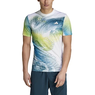 Pánské tričko adidas  Printed Tee Pro White M